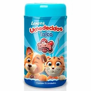 CATDOG LENCO UMEDECIDO TALCO 75 UN