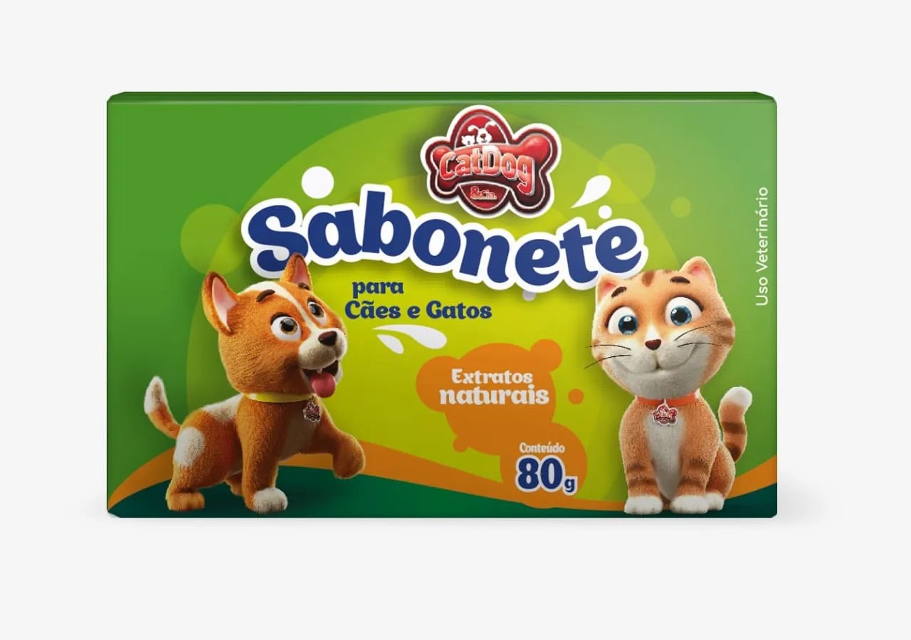 CATDOG SABONETE EXTRATOS NATURAIS 80 G