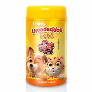 CATDOG LENCO UMEDECIDO  BEBE 75 UN