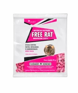 FREE RAT ISCA PELETIZADA 40 SC X 25G HAX