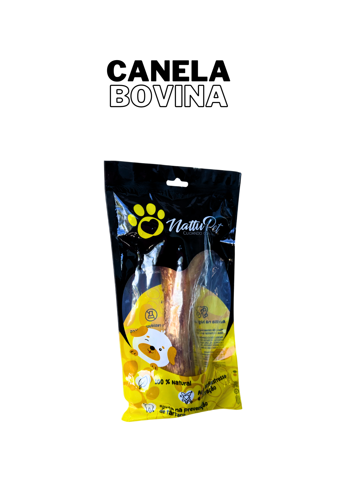 NATTUPET OSSO BOVINO CANELA