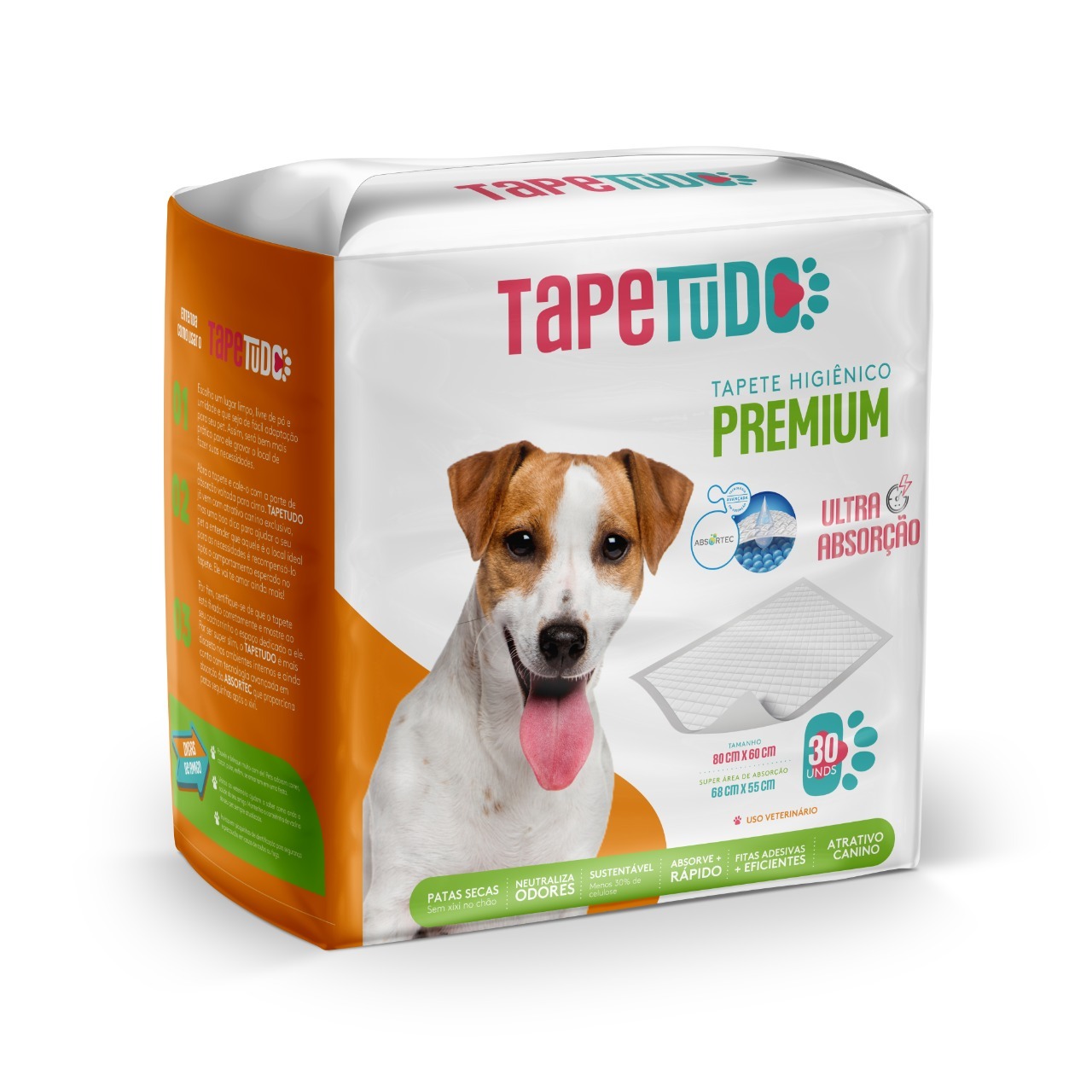 TAPETUDO TAPETE HIG 80X60CM C/ 30UN