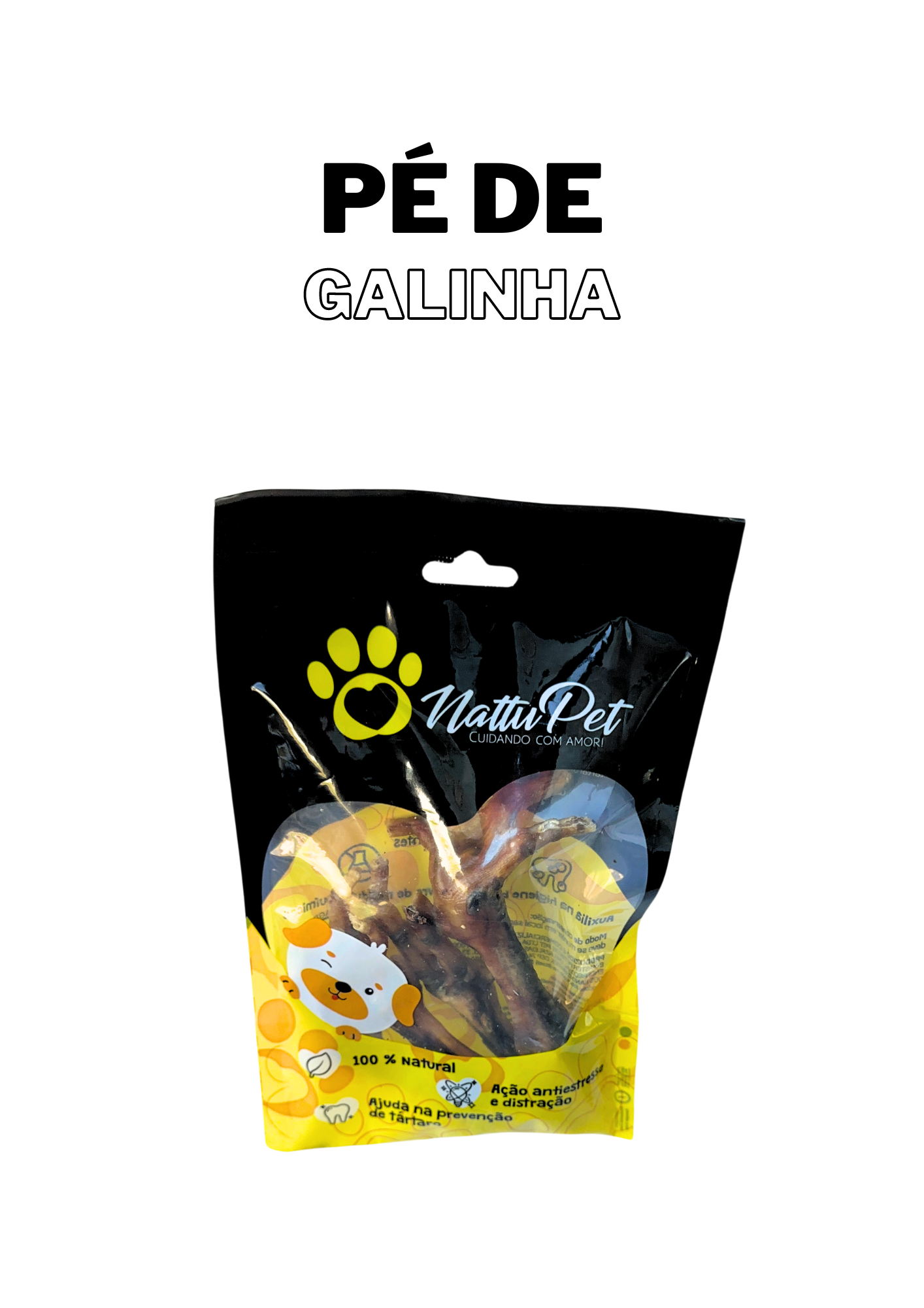 NATTUPET PE DE GALINHA C/ 04 UND