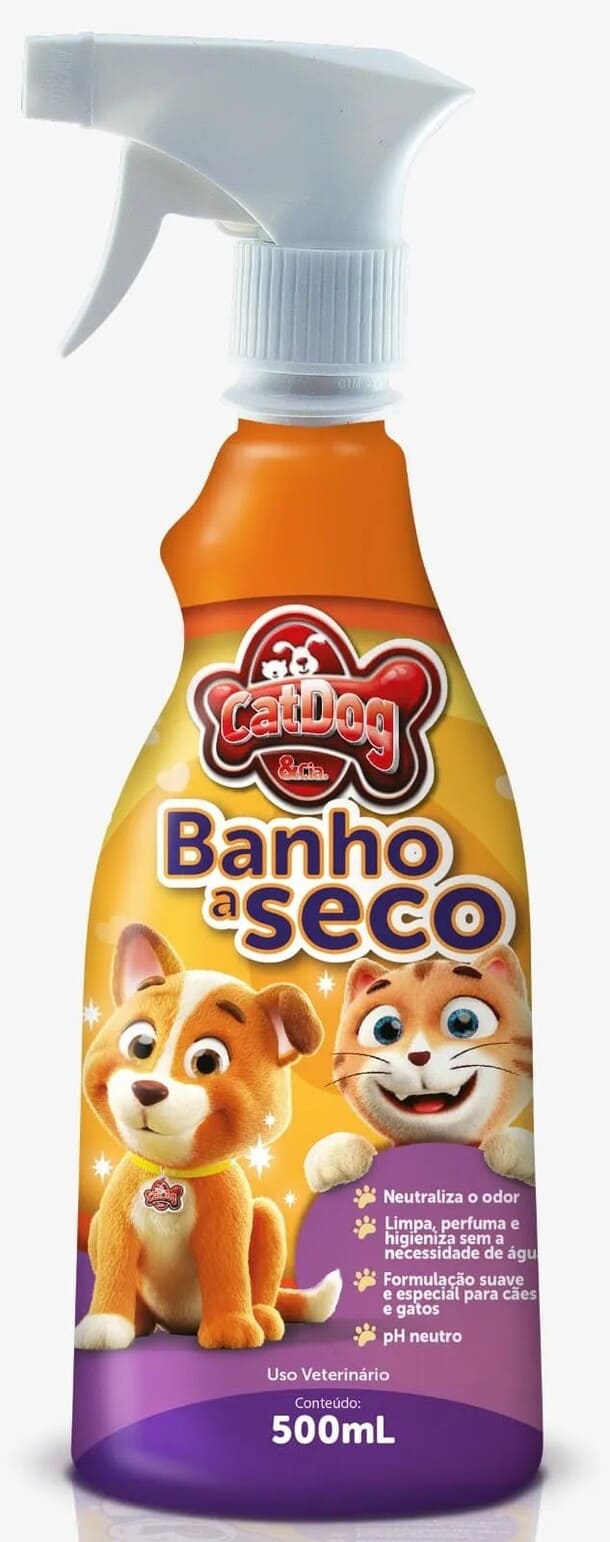 CATDOG BANHO A SECO 500ML GATILHO